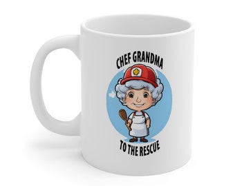 Oma Wertschätzung Geschenk - Kaffeetasse - Oma die Superheldin - Chef Oma - Großeltern Tagesgeschenk - Muttertagsgeschenk