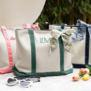 Custom Canvas Tote Bag,Bridesmaid gift Bag,Embroidered Canvas Tote Bag,Custom Text Tote,Bachelorette Gift,Gift for Her,Beach Bag,School Bag