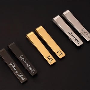 Custom Engraved Best Man Tie Clip,Personalized Groomsman Gift,Monogram Men Tie Clip,Gift Groomsmen Gift Suit Accessories Wedding Anniversary