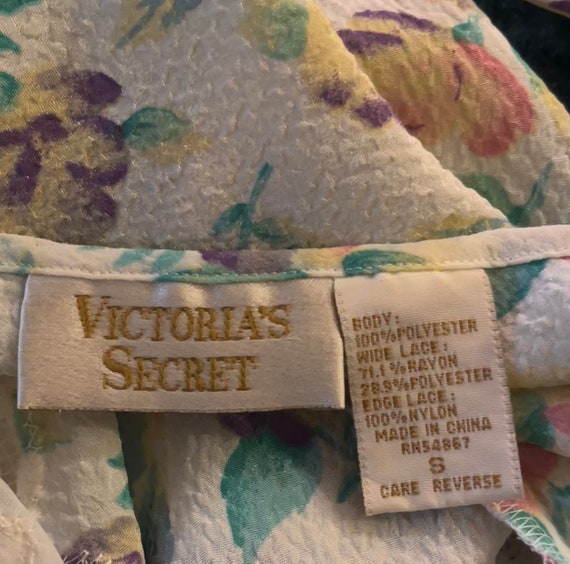 1980s/90s Victoria's Secret Small Gold Label Slip - image 4