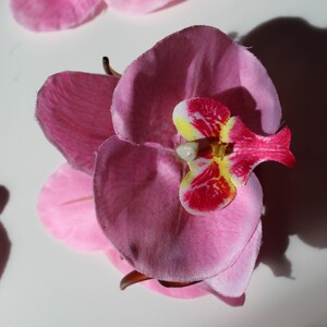 Flower Claw Clip Hair Accessory Orchid Flower Hair Clip Handmade Spring Summer Wedding Holiday image 7