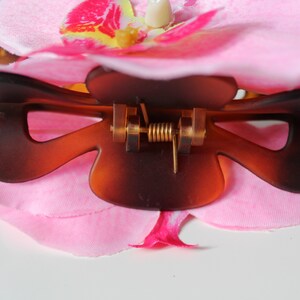 Flower Claw Clip Hair Accessory Orchid Flower Hair Clip Handmade Spring Summer Wedding Holiday image 6