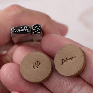 Polymer-Ton-Stempel, benutzerdefinierte Ton Signatur Stempel, benutzerdefinierte Zitat Stempel für Ton, Keramikstempel, tatsächliche Handschrift Unterschrift-Keramik-Stempel
