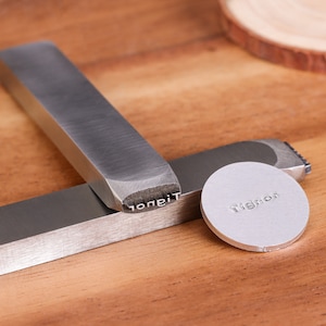 Timbro in acciaio personalizzato, timbro in metallo con design personalizzato, timbro per gioielli, timbro in acciaio, fustella in metallo personalizzata, regalo per lei