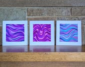 PHASES [Pack of 3] | Watercolour Abstracts on Recycled Eco-friendly Card