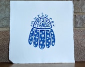 Nurture Resistance | Lino Print on Different Papers