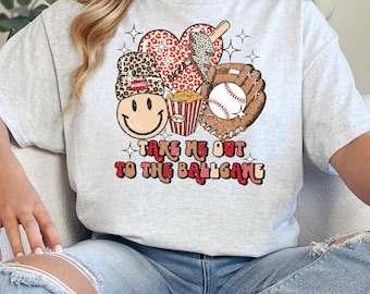 Camiseta "Llévame al juego de pelota", camiseta de mamá de béisbol, camiseta de béisbol, camiseta de béisbol, regalo de béisbol, camiseta de corazón de béisbol, camiseta de mamá de béisbol