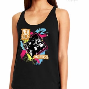 NKOTB Tank Top, New Kids On the Block Tank Top, NKOTB Group Concert Tank Top, Mixtape Tour Blockhead Tank Top, Old School Boy Band