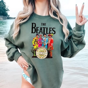 The Beatles Sweatshirt, The Beatles 70s Sweater, Beatles Gifts, Rock and Roll Crewneck, The Beatles Gift, The Beatles Fun Sweatshirt
