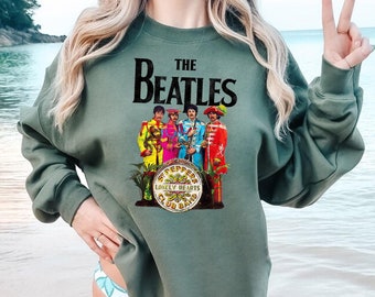 The Beatles Sweatshirt, The Beatles 70s Sweater, Beatles Gifts, Rock and Roll Crewneck, The Beatles Gift, The Beatles Fun Sweatshirt