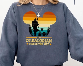 Dadalorian Sweatshirt, Dad Sweater, Husband Gift, Father's Day Gift, Gift for Him, Gift for Father, Valentine Gift Dad, Christmas Gift