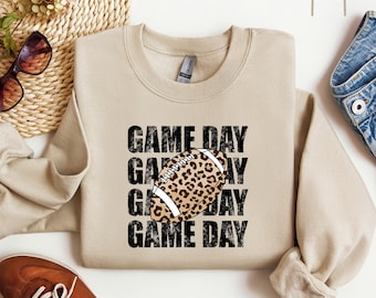 Game Day Sweatshirt, Football Sweater, Game Day Crewneck, Game Day Sweater, Women Football Sweatshirt, Game Day, Football Season Sweatshirt