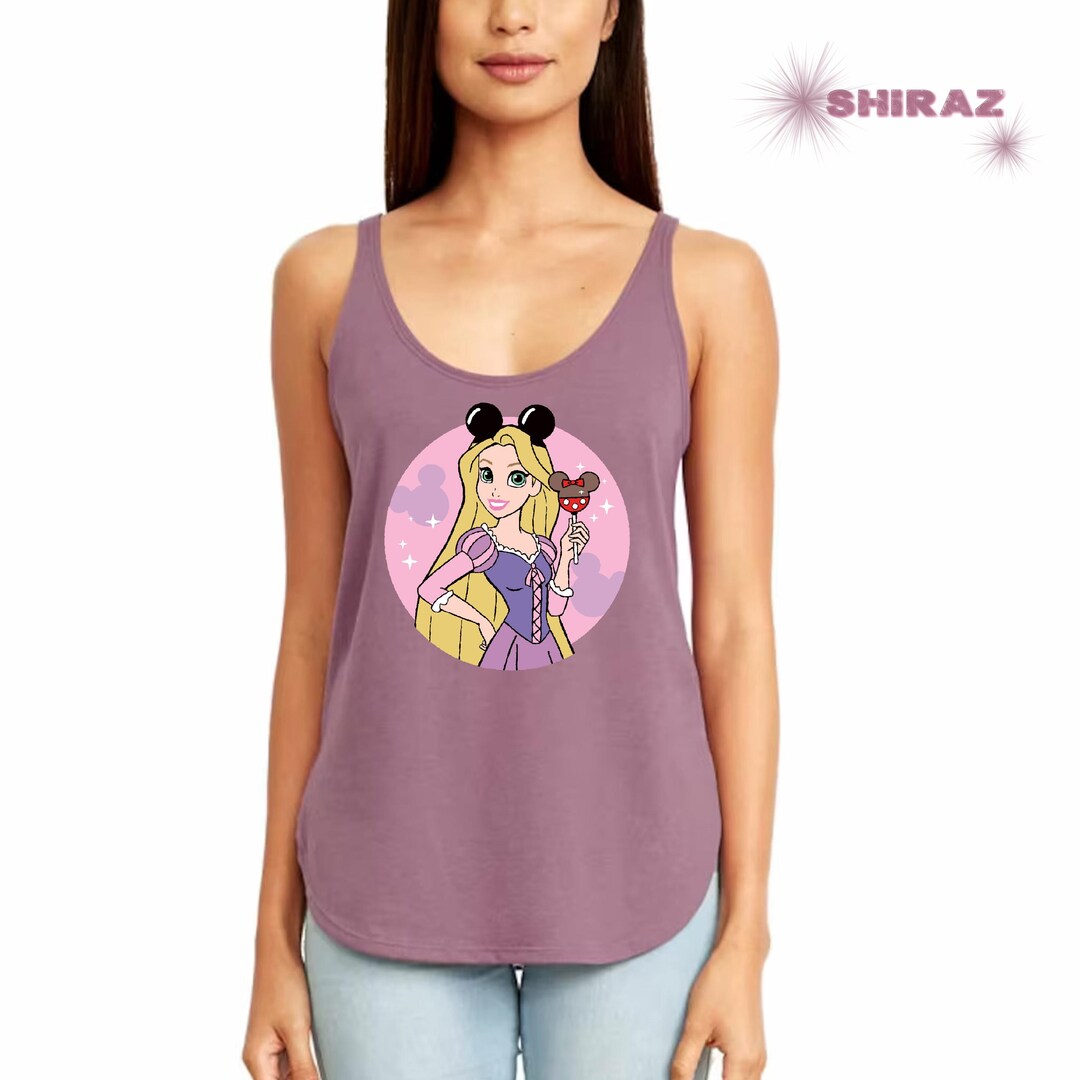 Rapunzel Tangled Tank Top, Floral Rapunzel Tank Top, WDW Disney ...