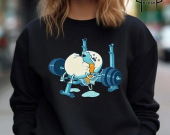 Funny Workout Sweatshirt, Gym Sweater For Women, Fitness Lover Crewneck, Workout Sweater, Sportive Women's Sweatshirt, Funny Gym Sweatshirt