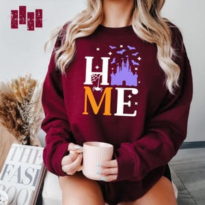 Disney Home Halloween Sweatshirt, Disney Home Sweater, Disney Halloween Castle Crewneck, Mickey Ghost Sweatshirt, Spooky Season Sweatshirt