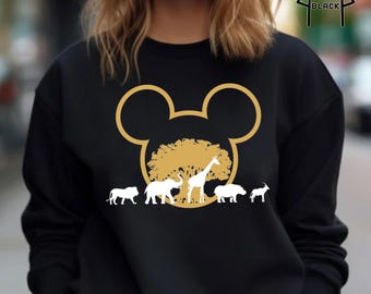 Disney Animal Kingdom Sweatshirts, Safari Family Matching Sweater, Disney Trip Crewneck, Disney Birthday Sweatshirt,Disney Safari Sweatshirt