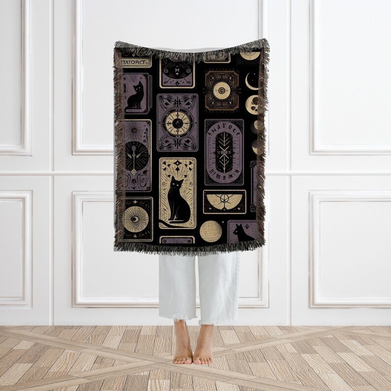 Goth Baby Blanket, Goth Baby Nursery, Goth Baby Gift, Witchy Baby