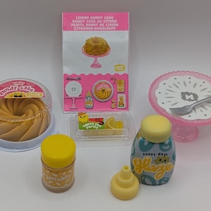 Miniverse Make It Mini Food Diner Series 2, Wave 1 - LEMON BUNDT CAKE
