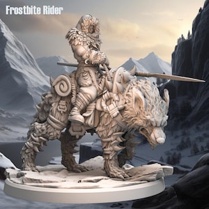 FROSTBITE RIDER ロールプレイングゲーム、ミニチュアウォーゲーム、3Dプリント