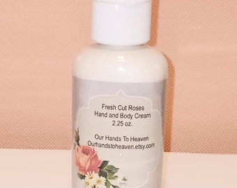 Fresh Cut Roses Hand and Body Cream (Scented Roses)  2.25 Oz.