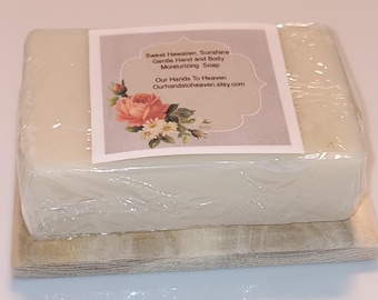 Sweet Hawaiian Sunshine Moisturizing Bar Soap, Orange, Lemon, Patchouli, Musk