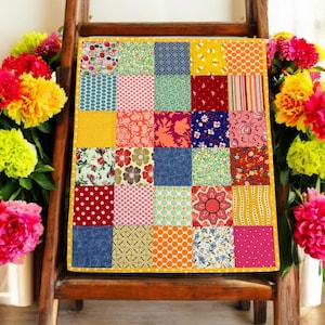 BABY DOLL QUILT Handmade quilt perfect for dolls or teddy bears Soft cozy and durable Great gift for kids’ playtime! 20 1/2&quot;X24 1/4&quot;