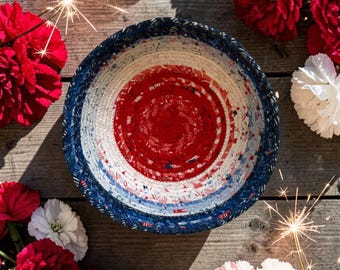 LIBERTY HARBOUR SCHALE Große Patchwork-Tasche mit Aufhängung aus Baumwollstoff, 24 x 3,0 cm