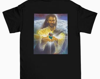 Jesus Holding Cigarettes Shirt, Jesus Meme Shirt, Cigarettes Meme t-shirt, funny cigarettes tshirt, funny graphic tee
