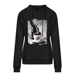 Strong Coffee Hoodie for Women zdjęcie 4