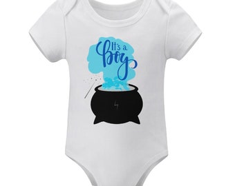 It's A Boy Short Sleeve Baby Romper