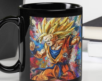 Dragon ball z, Dragon ball z mug, dbz gift, goku mug, dragon ball mug, friend dbz gift