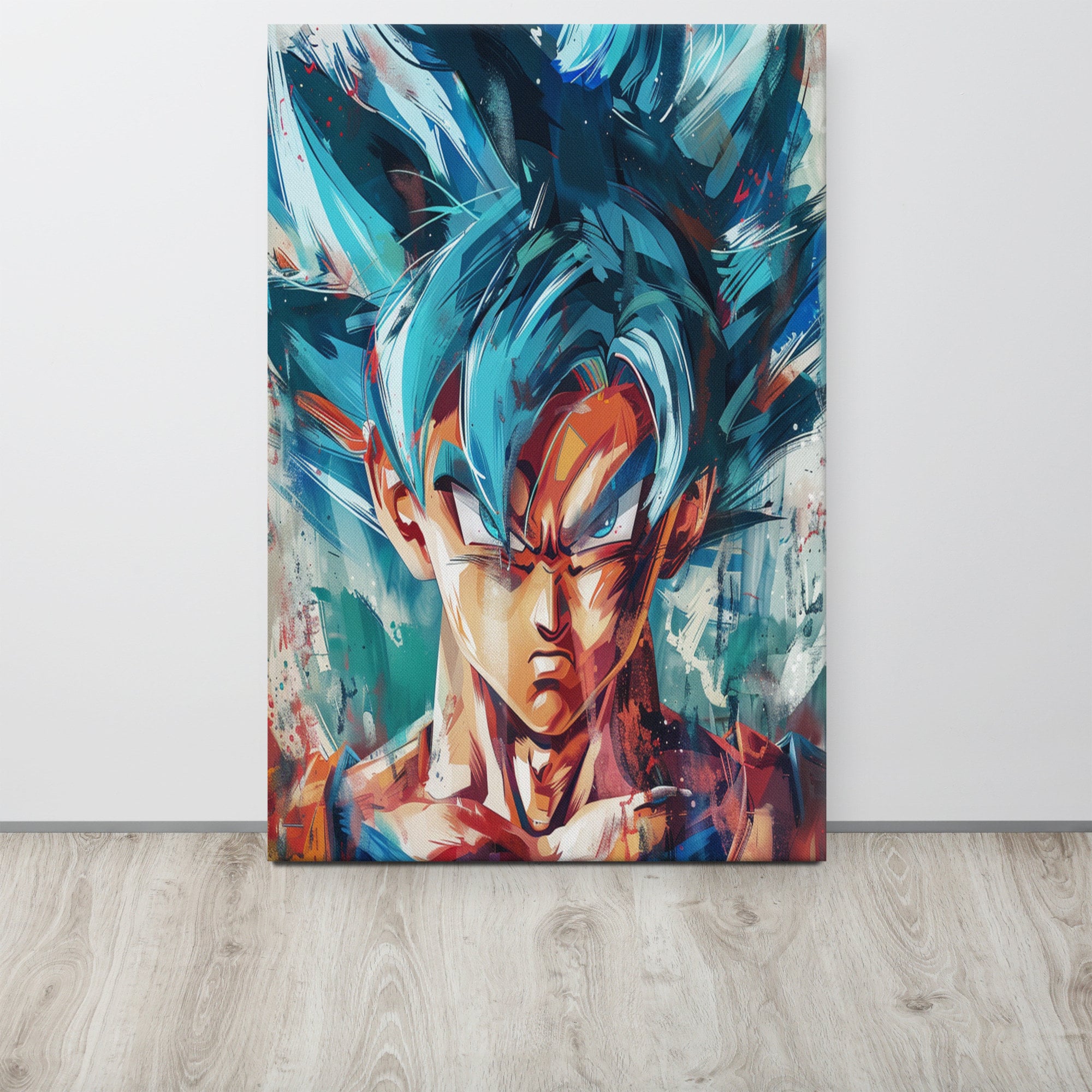 Dragon Ball , Dragon Ball Z , Wall Art , Goku Thin Premium Canvas, Dbz Art, Wall Decor Etsy