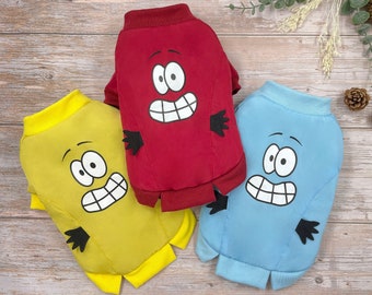 Smile Windproof Dog Jacket | Dog Coat | Cute Pet Clothes | Dog Clothing | Dog Fleece Jacket | Dog Top | Pet Shirt | Puppy Cat | Holiday Gift