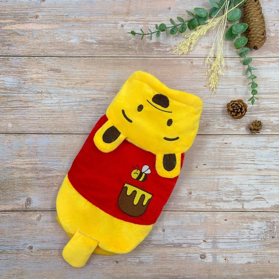 Winnie The Pooh Dog Costume Plush Jacket | Dog Hoodie | Dog Fleece Jacket | Pet Shirt Tops | Puppy Cat | Gift | Halloween | Holiday