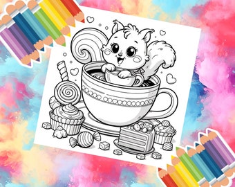 Écureuils gourmands : une aventure de bonbons