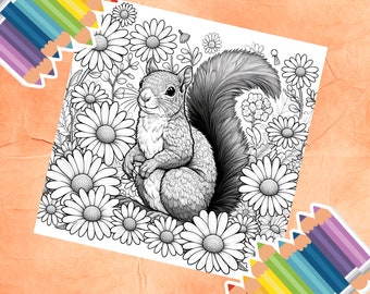 Jardin enchanté : les jours de l'écureuil et de la marguerite