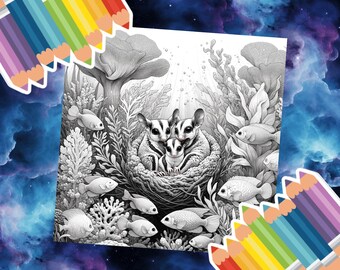 Aventures aquatiques : série à colorier des planeurs du royaume sous-marin