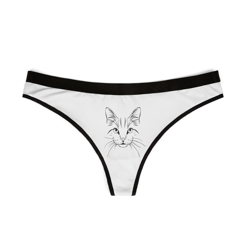 Cat Print Underwear Etsy