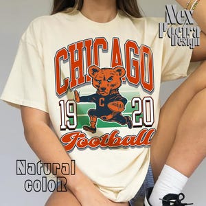 Vintage Chicago Football T-Shirt , Trendy Chicago Football Fan Shirts, Chicago Game Day Shirt, Unisex Shirt BX14