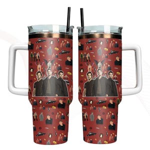 Supernatural Stainless Tumbler, Winchester Brothers Tumbler For Men, Join The Hunt Steel Tumbler, Supernatural Movie 40oz Tumbler Cup