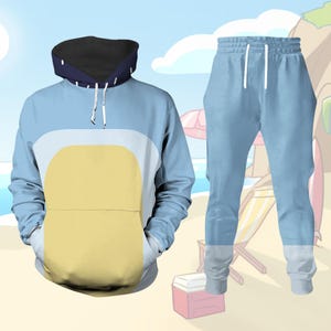 Bandit Cosplay Hoodie, Bandit Men Hoodie, Bandit Dog Costume Hoodie, Bandit Jogger, Blue Heeler Dog Aethetic Hoodie, Dog Men Jogger