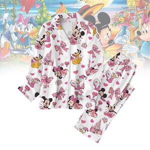 Disney Character Pajamas Set, Mickey Mouse Holiday Pajamas, Magic Kingdom Pajamas Family,Happy Valentine Pjs, Pluto Matching Pajamas