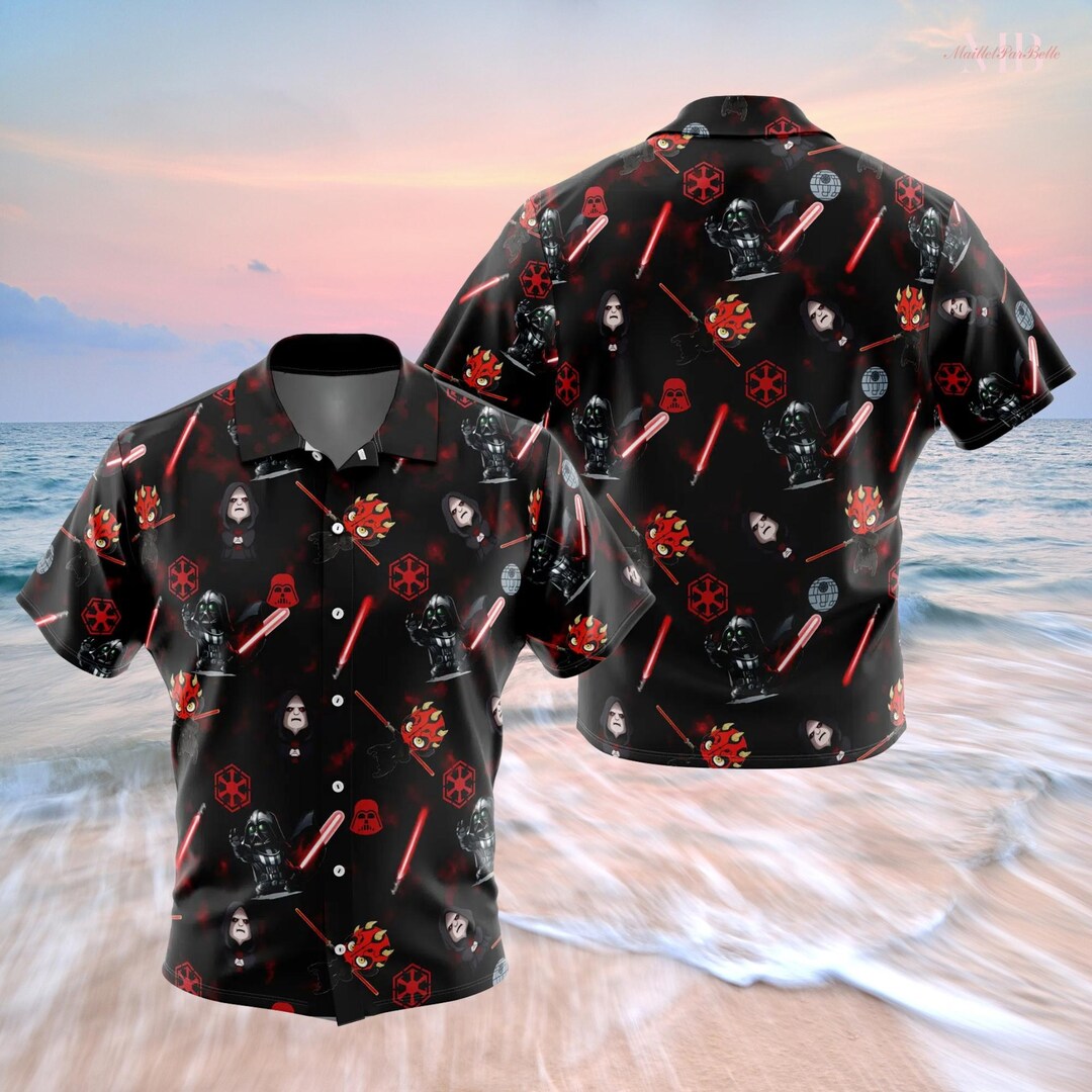 Anakin Button Anakin Skywalker Button Shirt, Star Wars Movie Summer Shirt, Darth ...