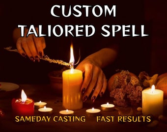 CUSTOM Spell Booster |ENHANCE personalization |Empower Your Wish| Personalized Ritual |Spell Amplification 10X |FAST Outcomes |Same day Cast