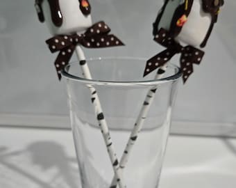 Nep/nep S'Mores Marshmallow-set, S'Mores Decor, gelaagd dienblad, zomerdecor, campingdecor