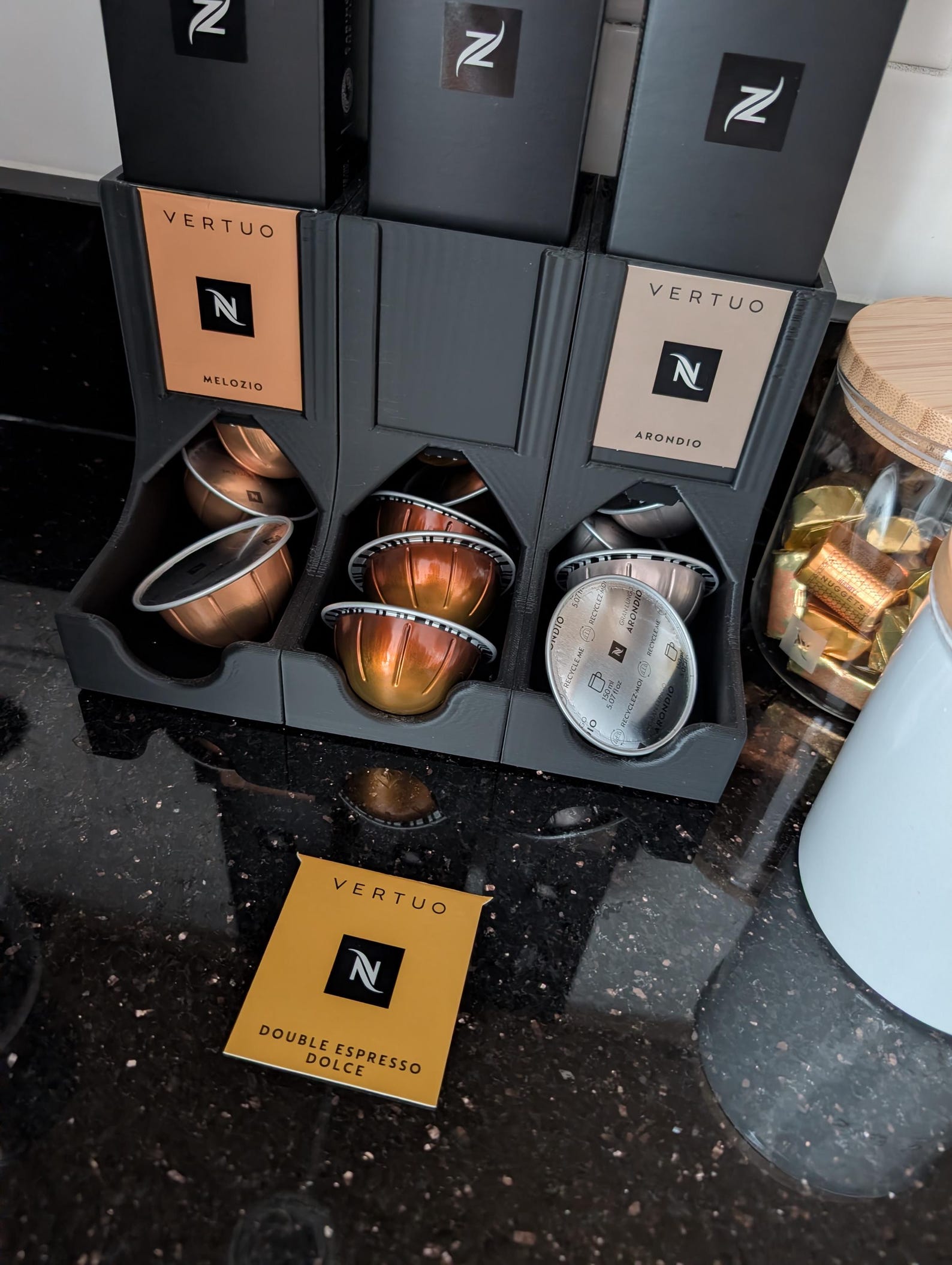 Nespresso Packaging Modular Modular Nespresso Vertuo Capsule Pod Dispenser, Customizable Sleeve ...