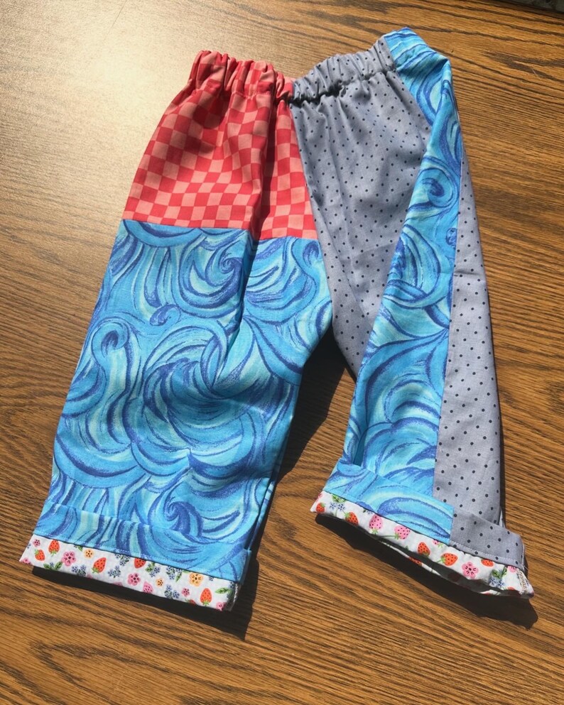 Tiny Folds: Custom Childrens Patchwork Pants image 8