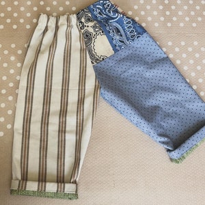 Tiny Folds: Custom Childrens Patchwork Pants image 1