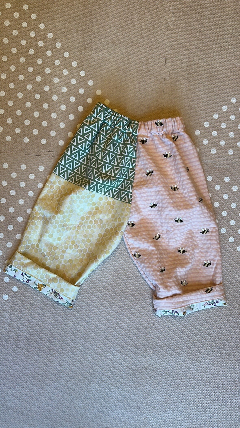 Tiny Folds: Custom Childrens Patchwork Pants image 5