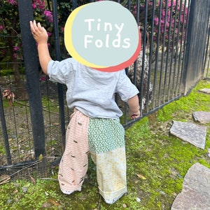 Tiny Folds: Custom Childrens Patchwork Pants image 7